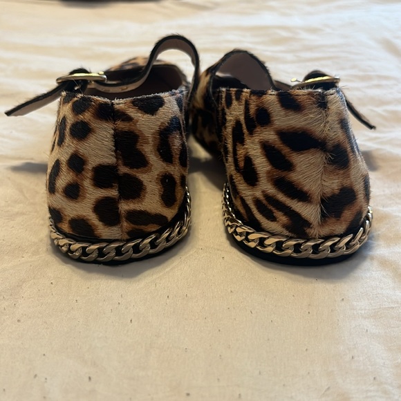GIANNI BINI calf hair leopard flats size 6 - Picture 4 of 5